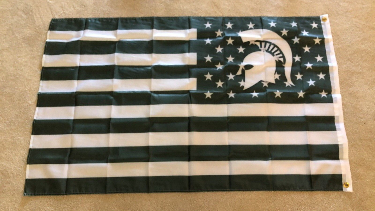 3' X 5' Michigan State Flag - Nylon Made In US - Foto 10