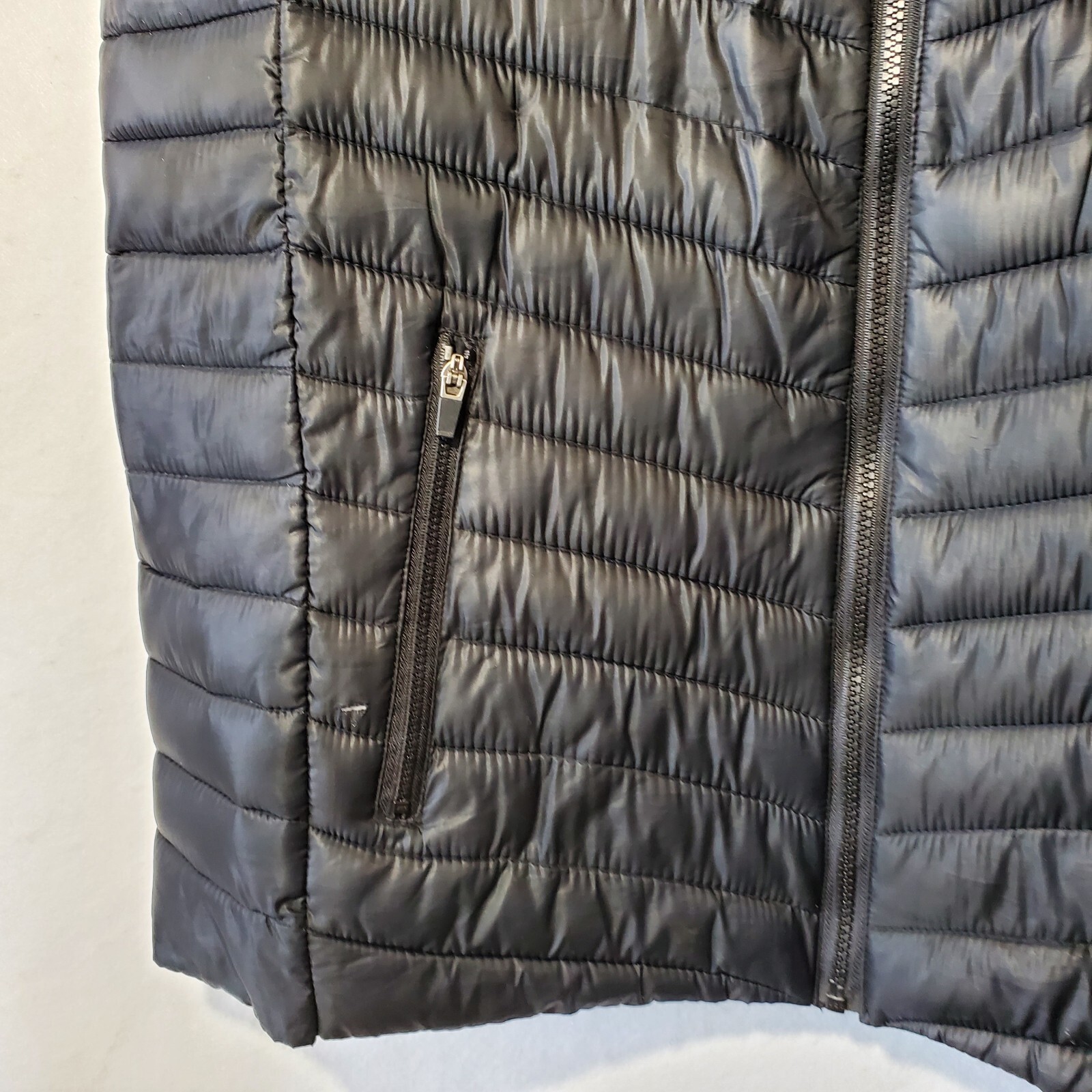 Fabletics Vest Mens Large Black Solid Full Zip Sl… - image 6