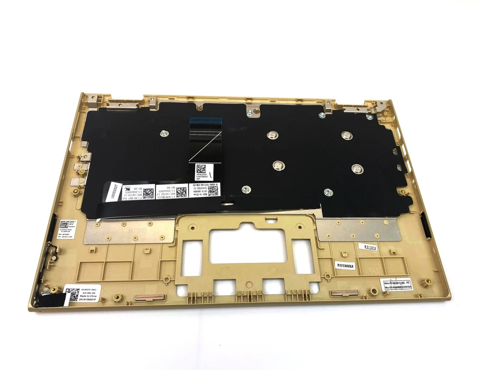 Teclado inglés con reposamanos dorado para computadora portátil Dell Inspiron 11 3147 3148 K3GMN 0K3GMN Foto 2 de 4