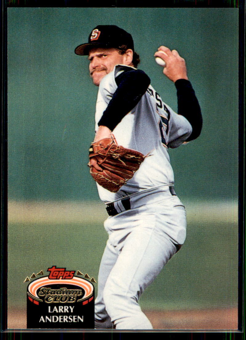 1992 Stadium Club Larry Andersen #91 San Diego Padres