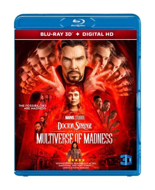 Doctor Strange Multiverse of Madness Bluray 3D Movie (Without Box) Free Shipping