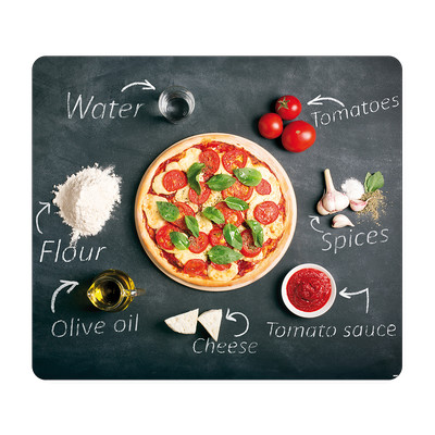 Herd-Abdeckplatte aus gehärtetem Glas, PIZZA