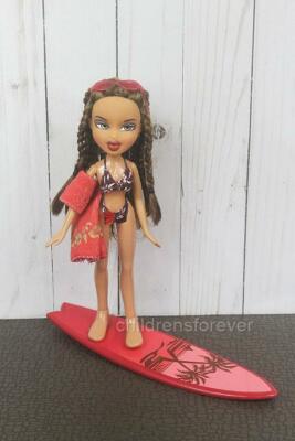 未開封コレクション 水着 Yasmin ヤスミン SunkissedSummer Bratz Sun Kissed Summer Yasmin Doll W Bikini Surf Board