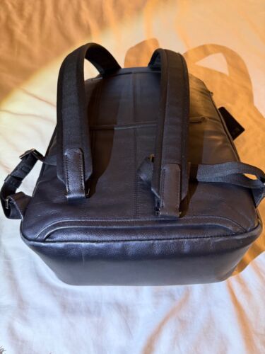 TUMI Harrison Warren Black Backpack Pebbled Leather - Picture 11 of 22