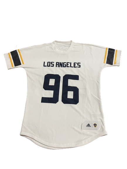 Adidas MLS L.A. Galaxy '96' Jersey Crew Shirt White/Navy