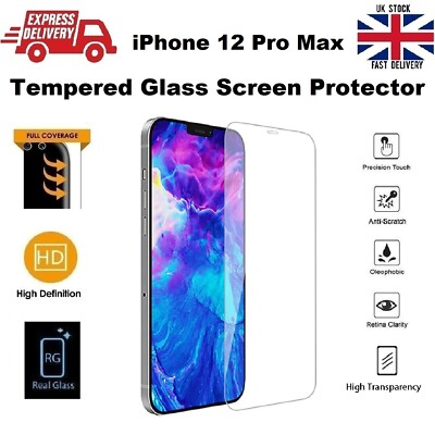 New 6D Curved Full Gorilla Glass Protection For Apple iPhone 12