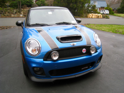 For MINI COOPER S R53 2006 Type DG Carbon Fiber Front Hood Scoop Exterior Vents