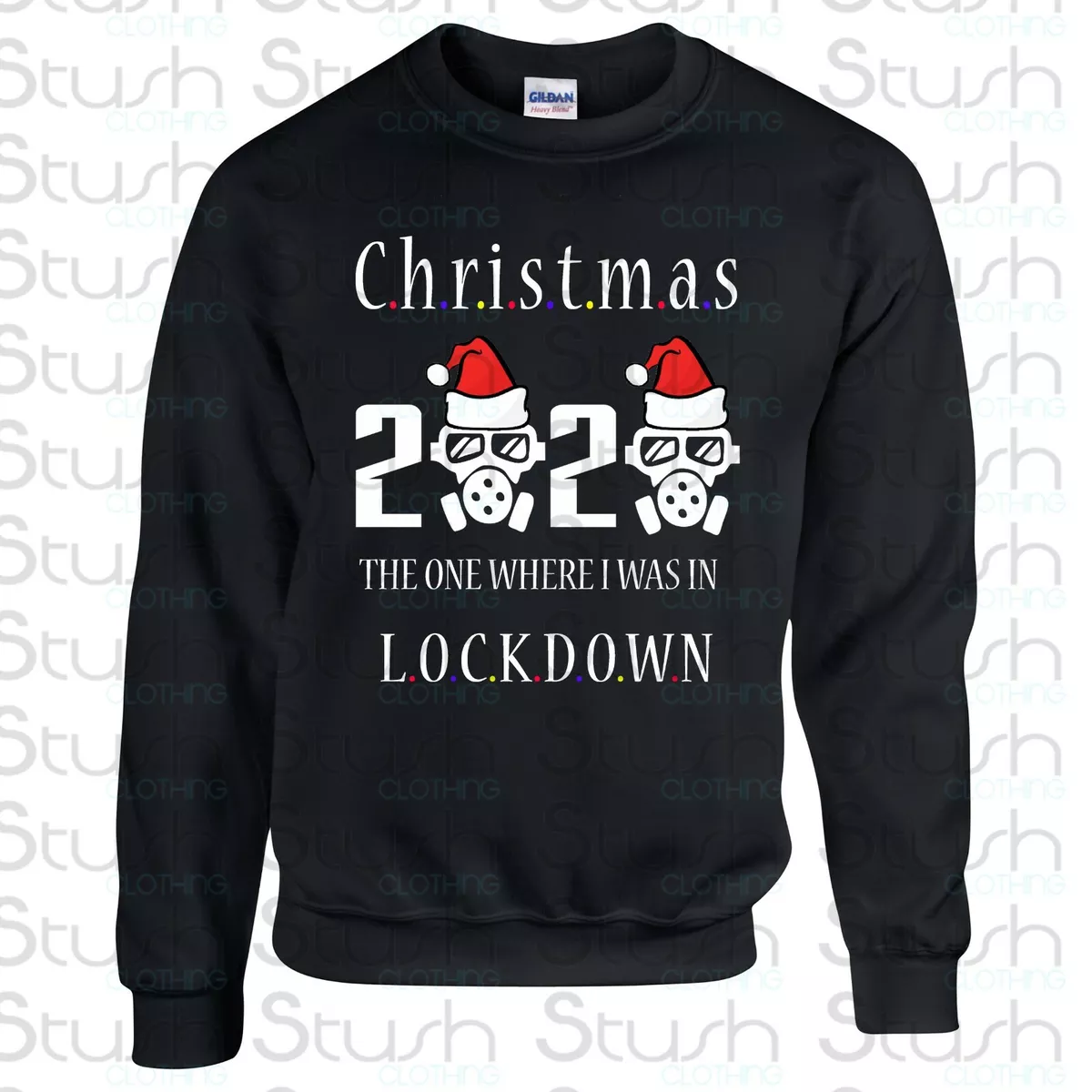 Christmas Jumper 2020 The One were I Was In Lockdown Ugly Christmas jumper