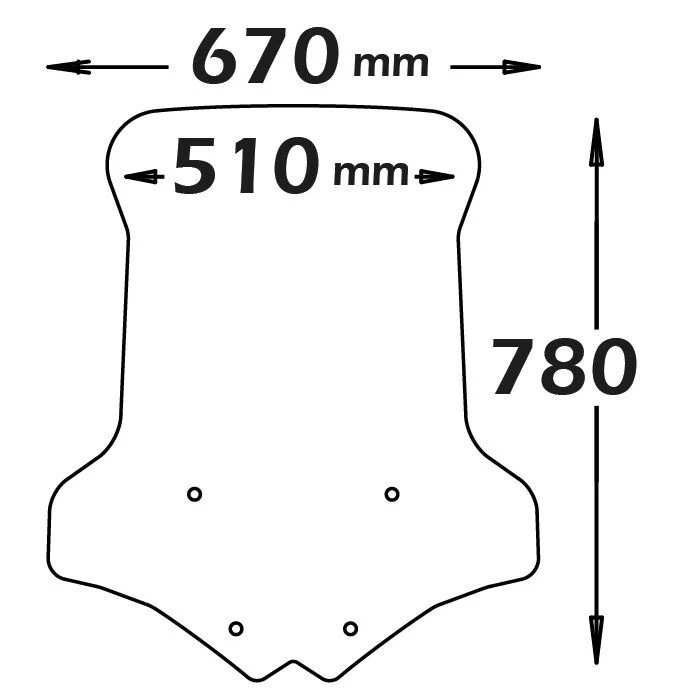 Isotta PARABREZZA TRASPARENTE per KYMCO XCITING ABS 400 G-DINK 2018-2022 - Immagine 2 di 4