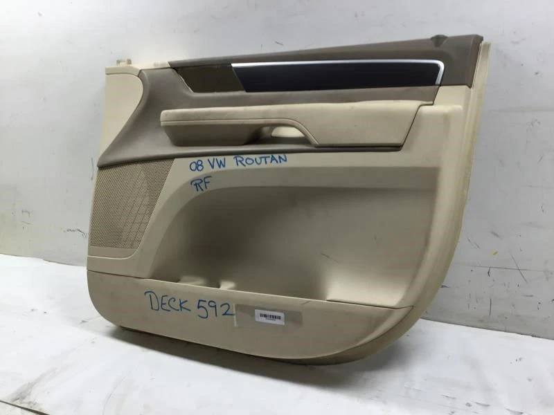 2009 2014 VOLKSWAGEN ROUTAN FRONT RIGHT PASSENGER DOOR PANEL 2010 2011 2012 2013 - Image 3 of 4