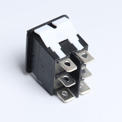 Electric Switch Double Momentary Rocker Switch Waterproof JDNN LA158-2 250V 10A