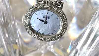Watch Citizen Lady Eco-Drive Rhinestone Charm Japan Bracelet