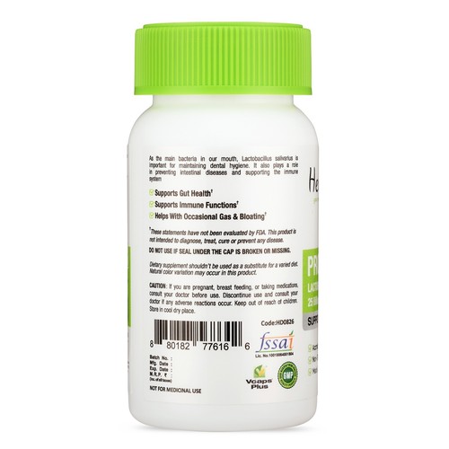Probiotics Blend Lactobacillus Salivarius Capsules POTENT 25 Billion CFU/Gram - Picture 3 of 5