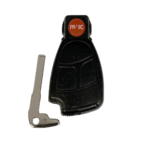 OEM Mercedes Benz Keyless Remote Fob 4B WORN + UNCUT Key Mercedes - IYZ 3312 - Picture 6 of 8