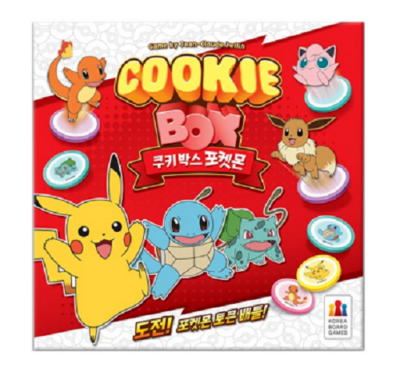 Korea Board COOKIE BOX - Gioco Da Tavolo Pok&eacute;mon - Nuovo