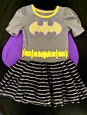 DC Super Hero Girls Bat Woman Dress Size 3T New