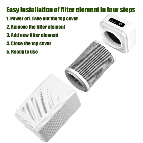 Air Purifier for Home Large Room True HEPA Washable Filter Allergies Odor Smoke - Picture 12 of 15