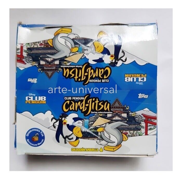 Disney Club Penguin Card Jitsu Lot Dojo Collectors Box Trading Card Game  Topps