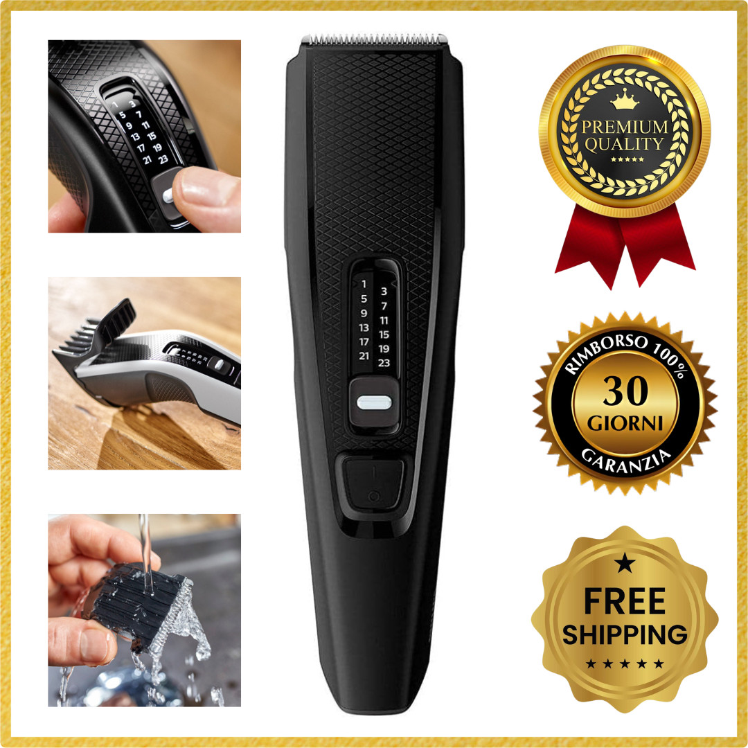 Rasoio Barba e Capelli 13-in-1 con Tecnologia Lame Autoaffilanti