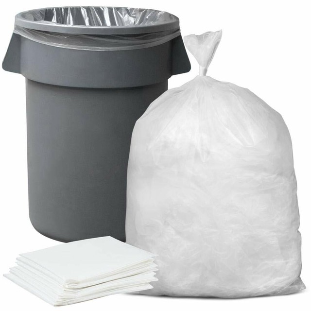clear recycling trash bags