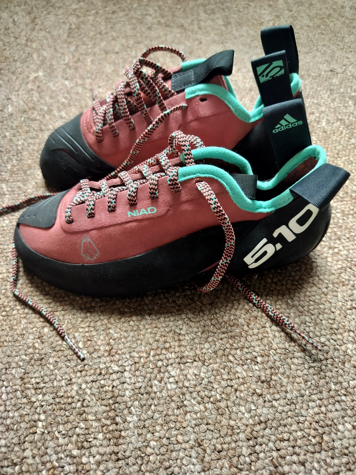 Adidas 5.10 NIAD Zapatos de Escalada de Encaje UK5.5