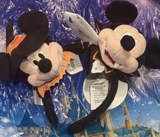 Disney Create Your Own Ears Headband Halloween Mickey And Minnie Plush NWT