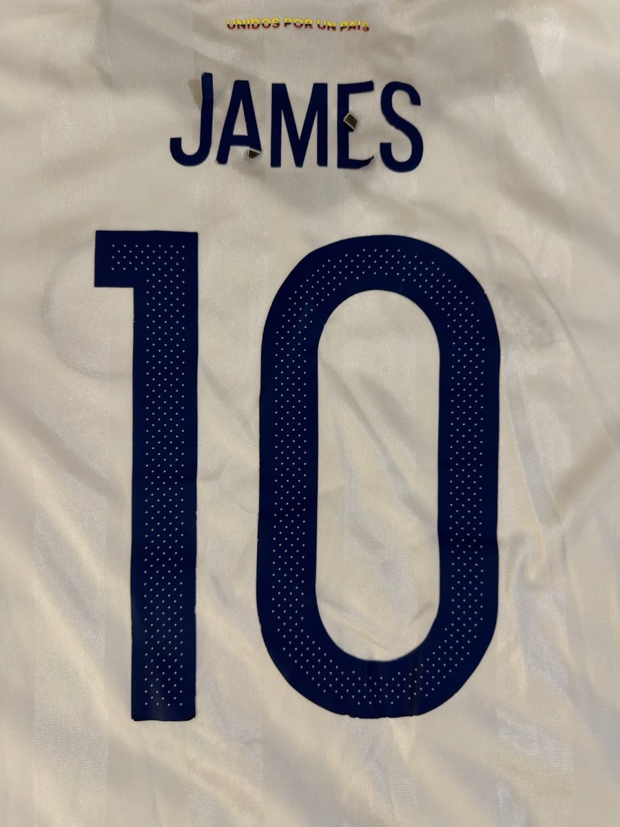 Adidas Colombia James #10 Home Long Sleeve Soccer Jersey XL AC2838