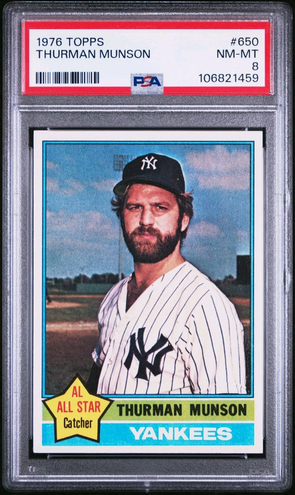Thurman Munson trading card