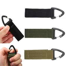 Tactical Belt Key Chain Hook Molle Clip Keychain Ring Holder Belt Accessories
