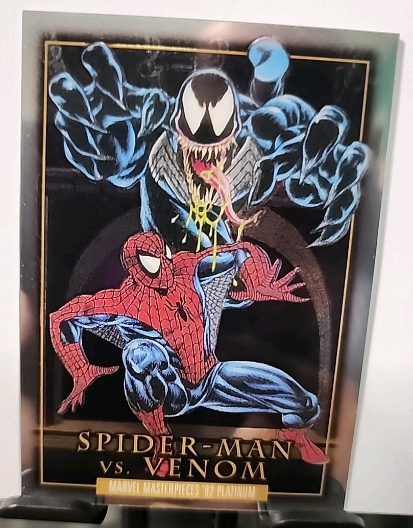 2024 SKYBOX MARVEL MASTERPIECES '92 BATTLE SPECTRUM SPIDER-MAN VENOM # BS-4