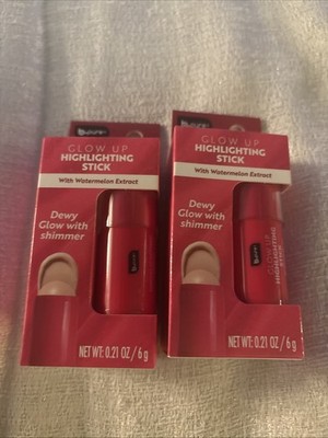 (2) B.pure Glow Up Highlighting Stick Golden Dewy Glow Watermelon Extract 0.21