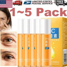 1~5 Pack Lutein Eye Essence Oil VC Eye Serum Anti-Wrinkle Moisturizing 10ml