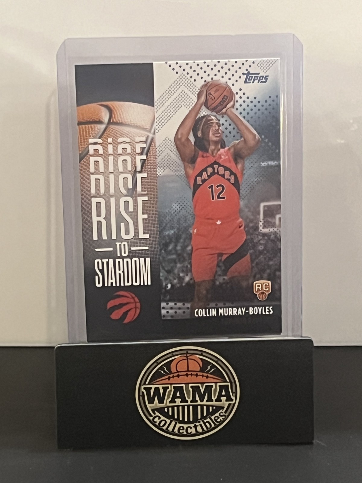 2025 Topps NBA Flagship Collin Murray-Boyles RC Rise to Stardom Toronto Raptors
