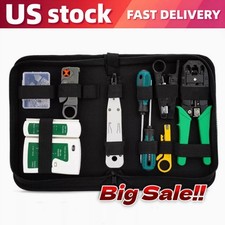 Network Tool Kit - RJ45 Crimper, Tester  Strippers for Ethernet Cable Work