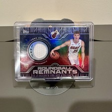 2025-26 Topps Kasparas Jakucionus Rookie Roundball Remnants Rainbow Foil Patch