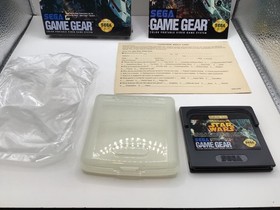 STAR WARS Sega Game Gear Complete w/Manual CIB Very Good