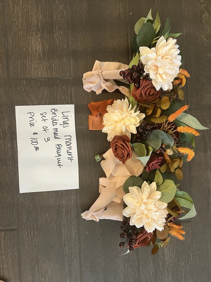 Decoración floral de terracota Lings Moment Sunset Foto 3 de 4