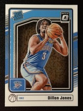 Dillon Jones RC Oklahoma City Thunder 2024-25 Donruss Optic #275
