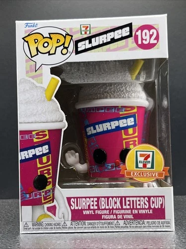 Funko Pop! Vinyl: 7-11 Slurpee - Slurpee (Block Letter Cup) #192 W/Protector