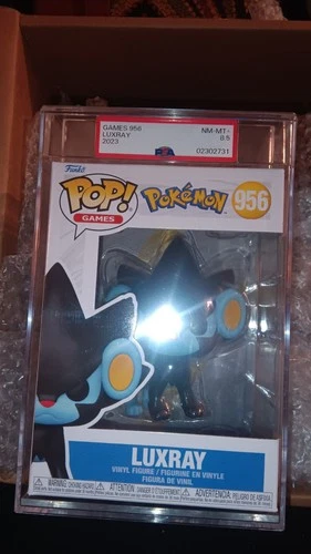 Luxray Games Pokemon 956 Funko Pop PSA 8.5 NM-MT+MINT 2023 02302731 SEALED GRADE
