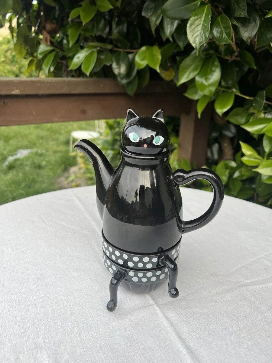 Black Cat Teapot for sale | eBay