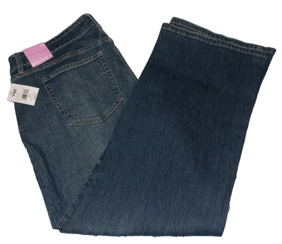 $48 YMI Britney Jeans Size 18 Dark Wash Denim Y2K 90s Fit Loose Leg Women's NWT