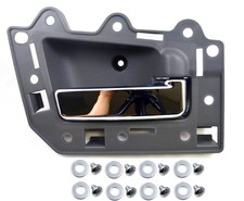 Fits 2005 To 2010 Jeep Grand Cherokee Interior Door Handle Left Chrome Gray