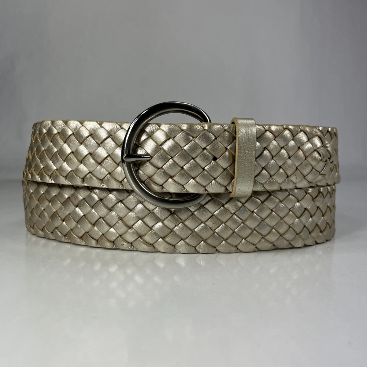 White Braided Belts for Women for sale | eBay display picture 3