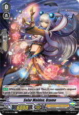 Vanguard TCG card V-BT08/053EN C Solar Maiden, Uzume Silverdust Blaze