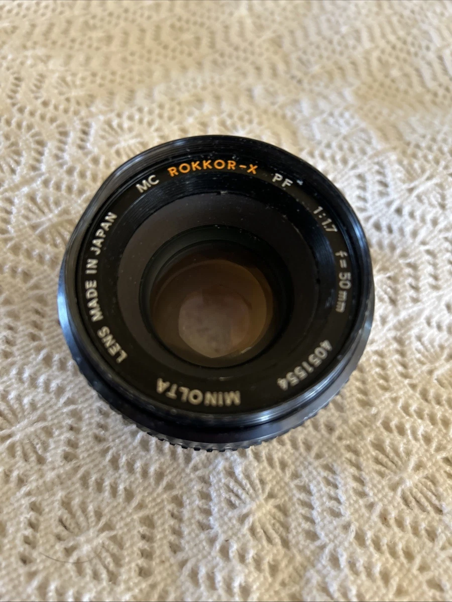 Preços baixos em Lentes de câmera Minolta 50mm f/1.7 | eBay