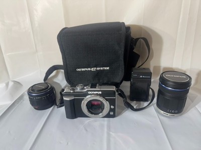 OLYMPUS PEN Lite E-PL1 Camera Bundle 40-150mm Lens 14-42mm Lens & Bag - 2K