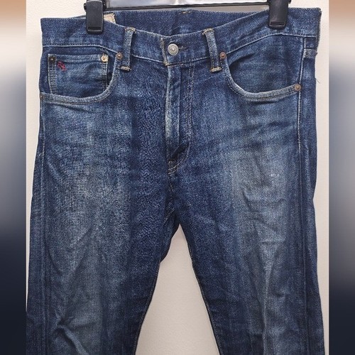 Polo Ralph Lauren Varick Slim Straight Jeans 32 x 32 Med Wash - Picture 3 of 10