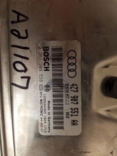 Engine ECM Electronic Control Module 2.7L Turbo Fits 01-02 AUDI ALLROAD 276486 O - Image 2 of 4