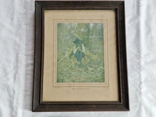 Vintage framed print The Piper of Dreams by Estella Canziani